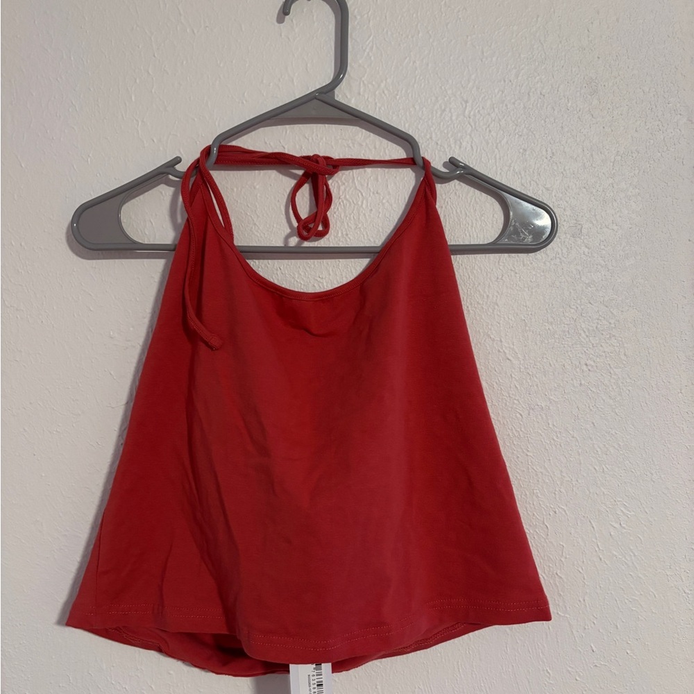 Nasty Gal Dusty Rose Halter Top – Size Large – NWT